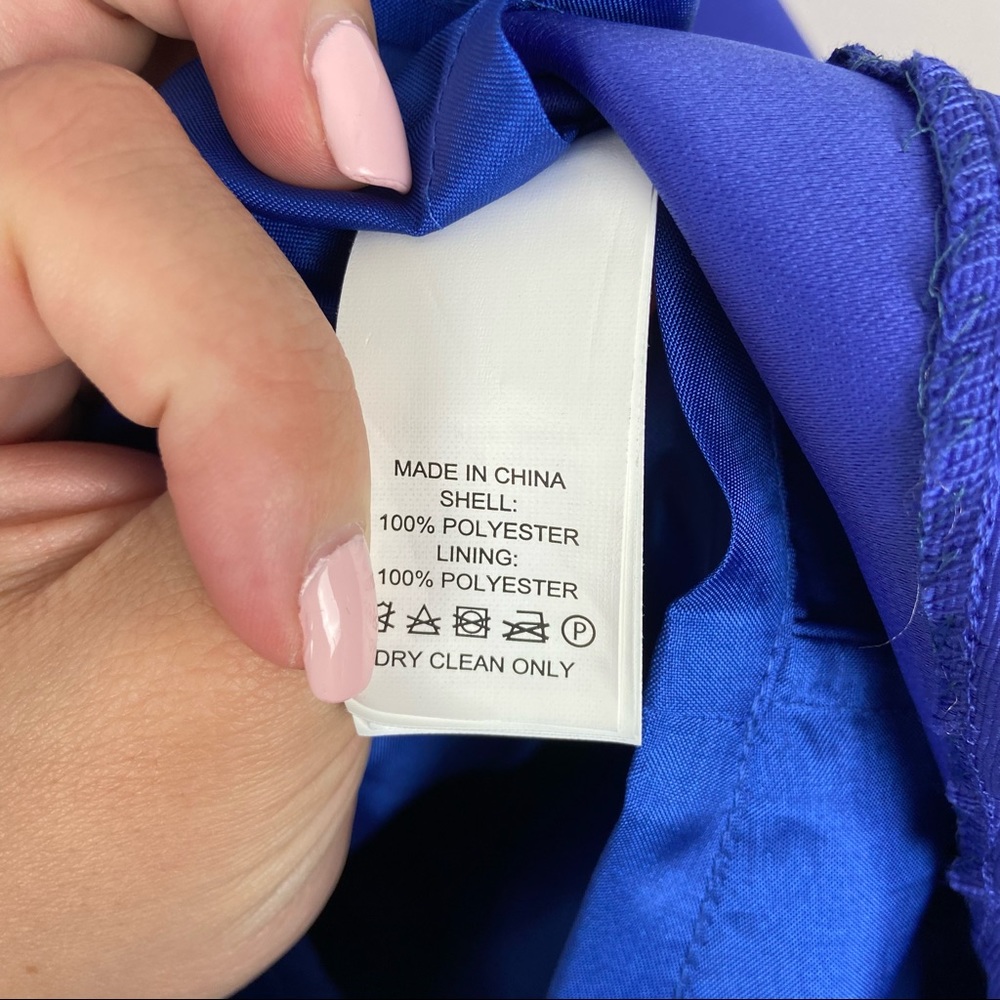 NWOT Kate spade new york cutout a-line dress indigo blue - Picture 8 of 8